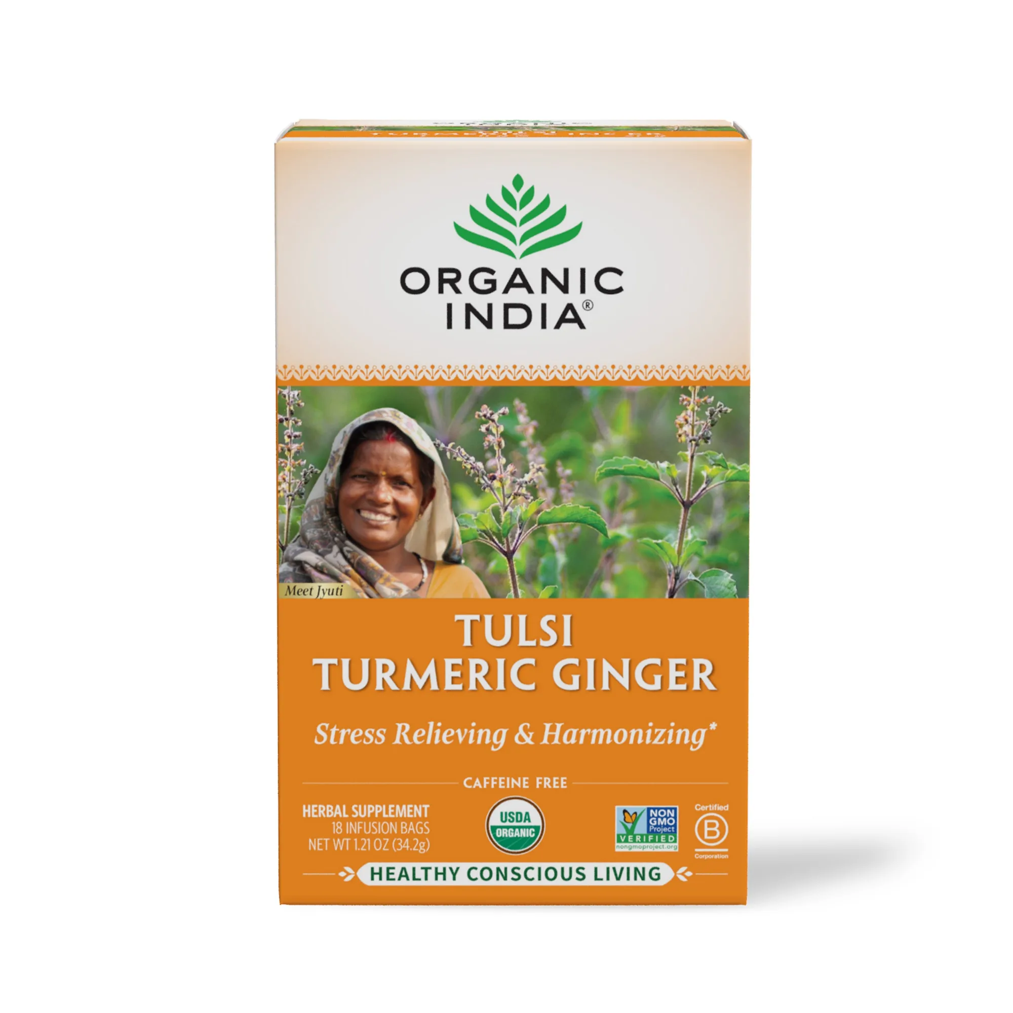 Tulsi Gurkemeje Ingefær Te