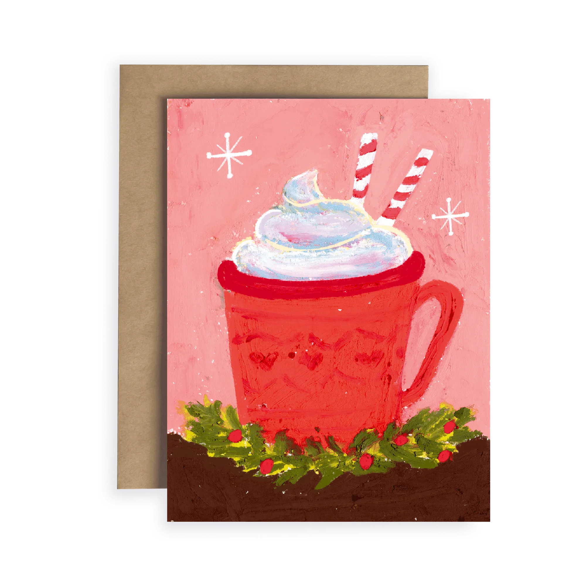 Warme chocolademelk | Kerstkaart