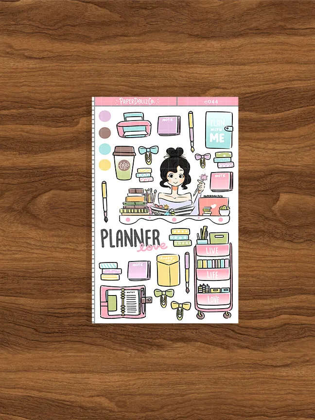 Pegatinas PaperDollzCo: Vintage vs Planner Love