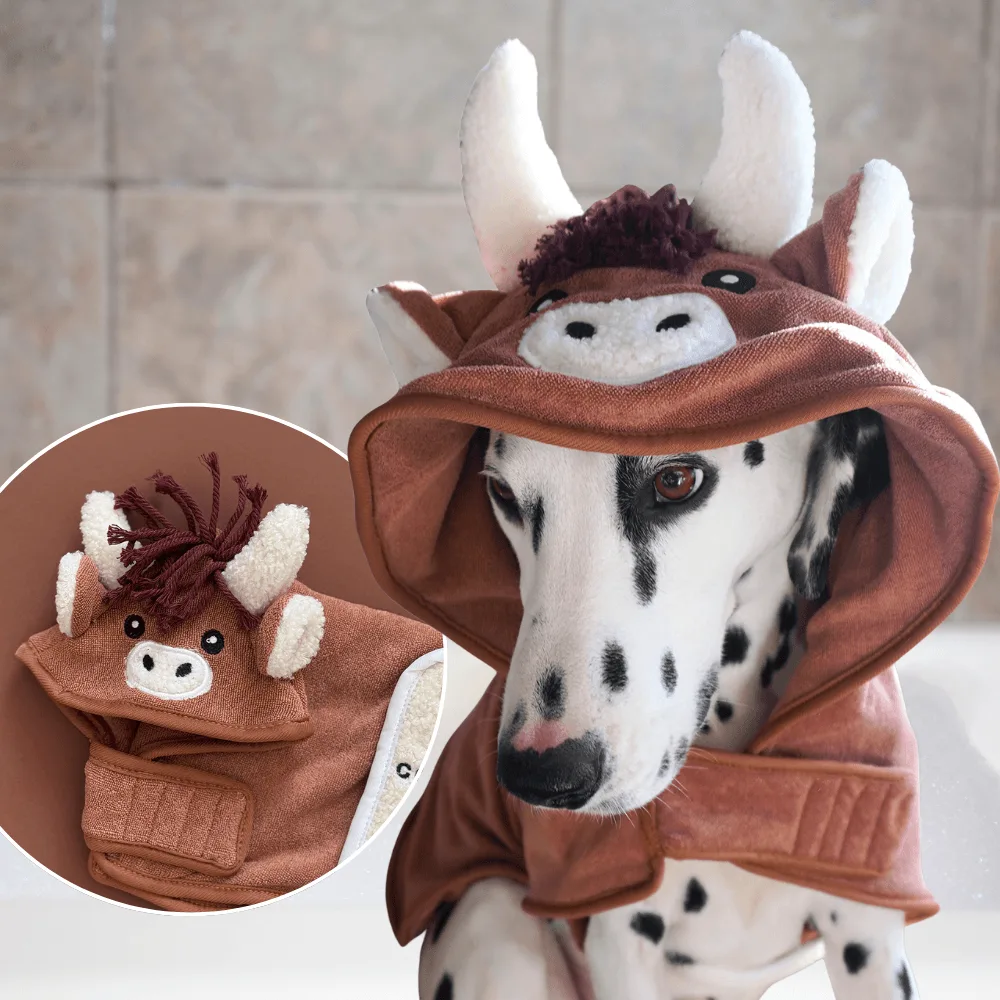 Harold the Highland Cow Drying Robe