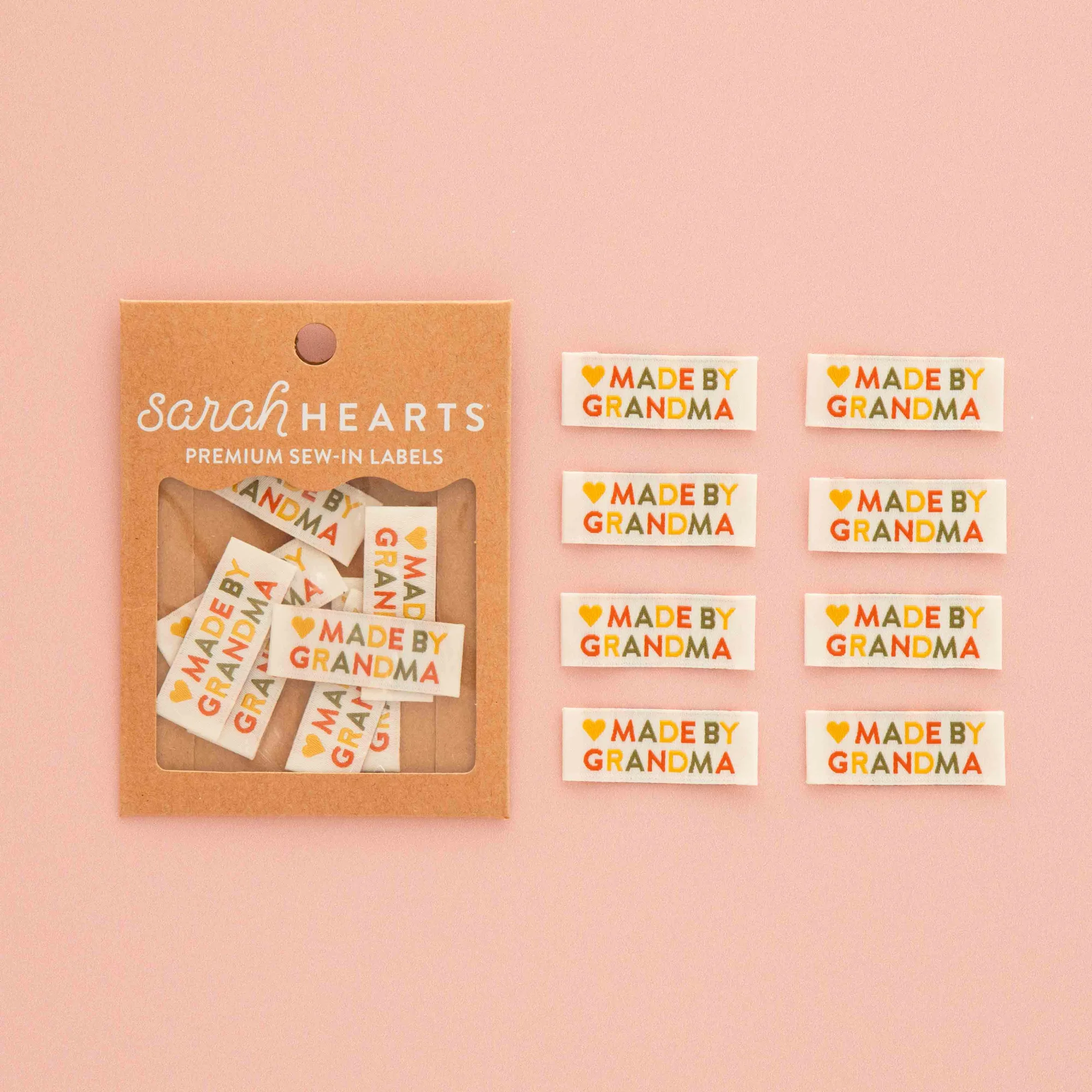 Where to Sew Grandma Woven Labels on Your Makes