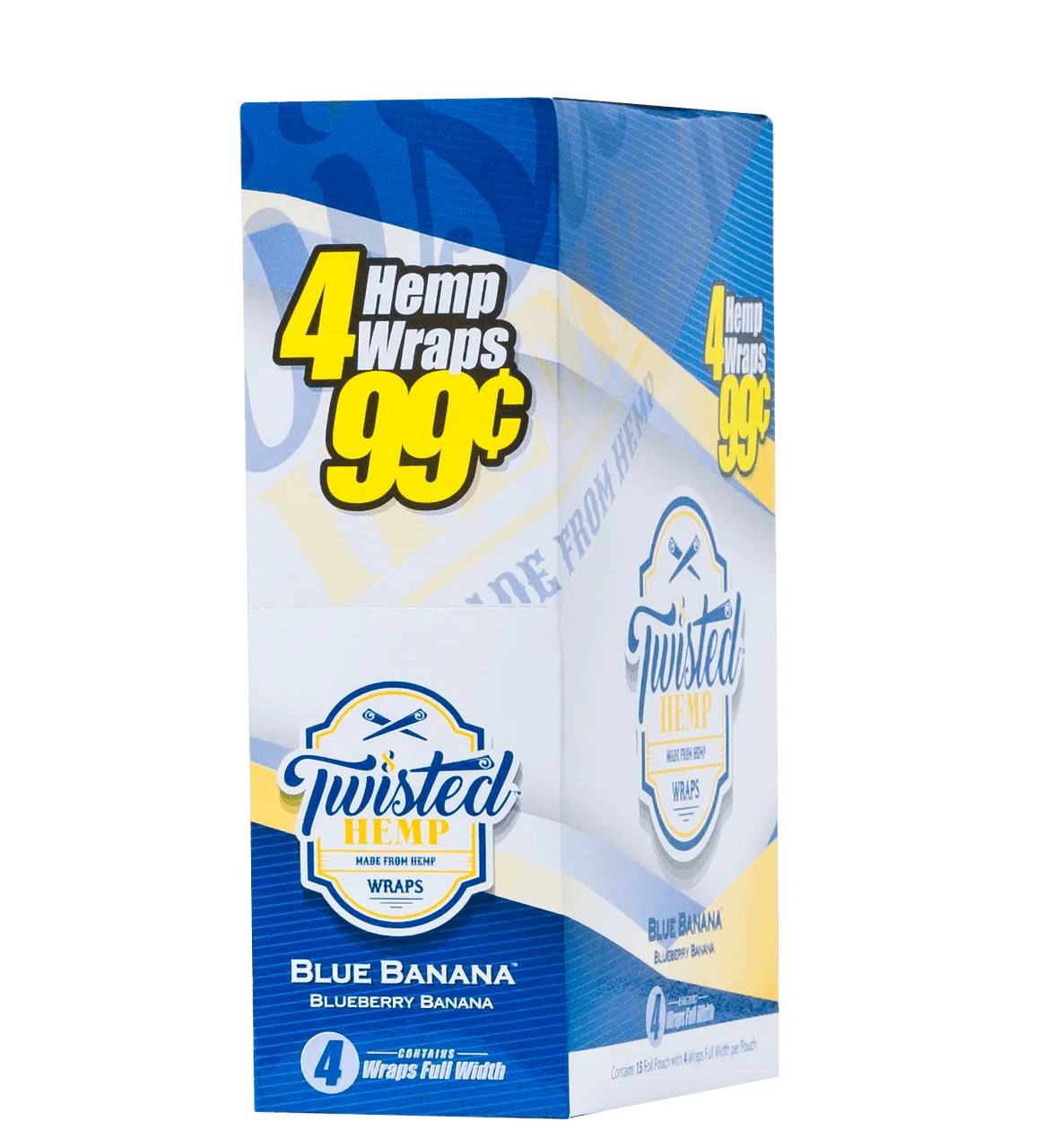 Twisted Hemp Blue Banana Wraps