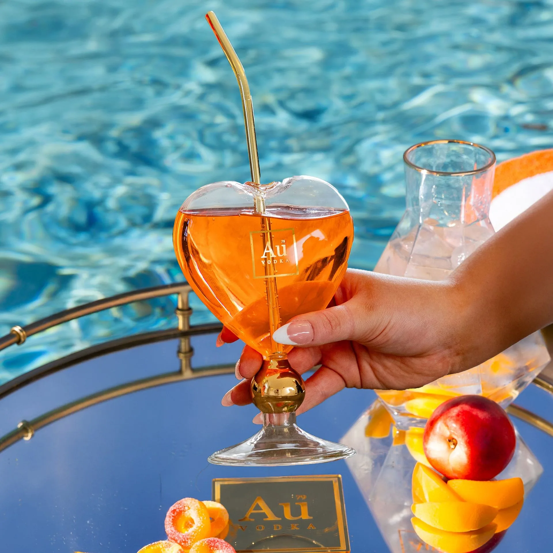 Au Heart Glass
