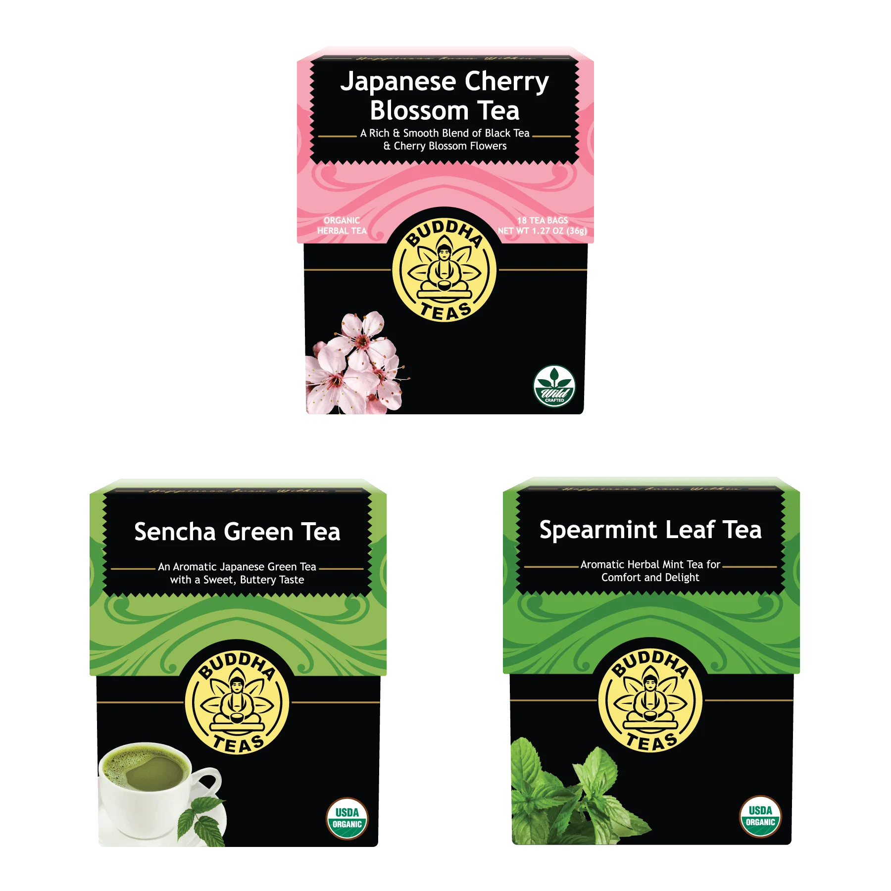 Staff Picks Tea Trio: A Detailed Review of Buddha Teas' Favorite Blends
