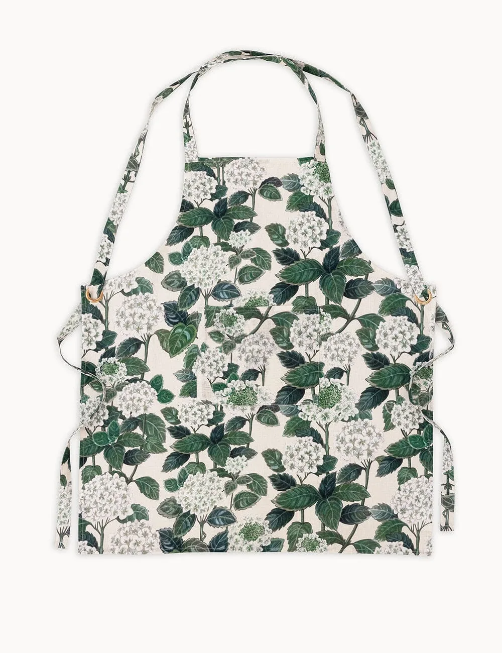 Hydrangea 100% Linen Apron