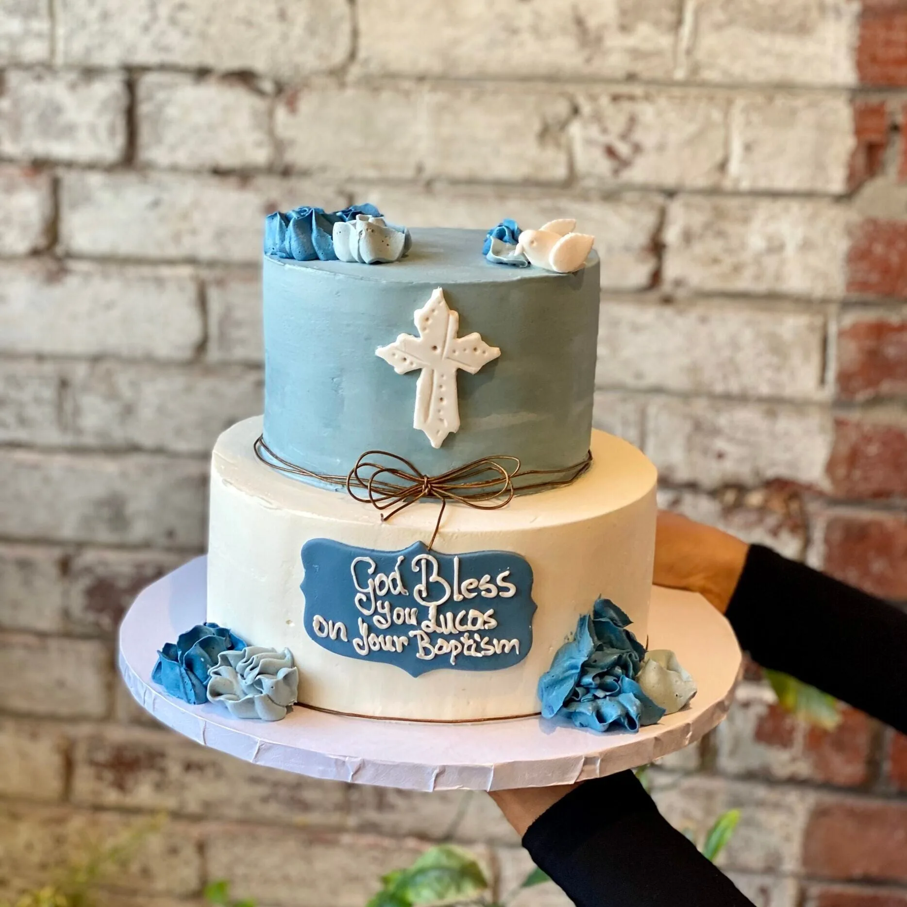 Two-Tier Blessing Cake