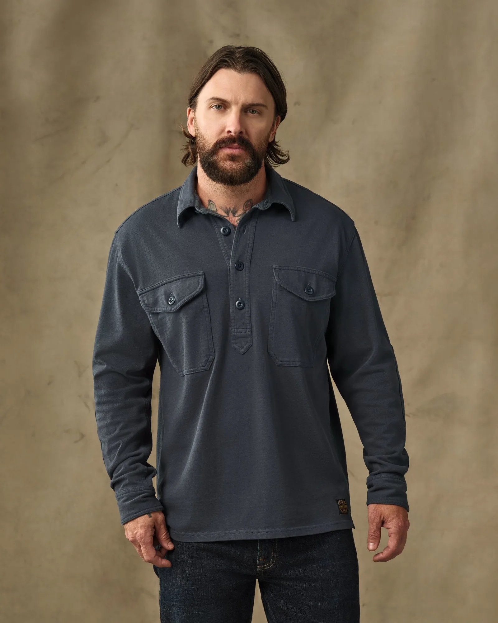 Field Knit Pullover Shirt