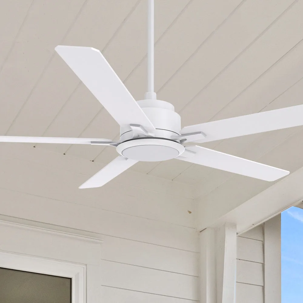 Essex Pro Smart Ceiling Fan Outdoor/Indoor with LED Light and Remote 60 inch