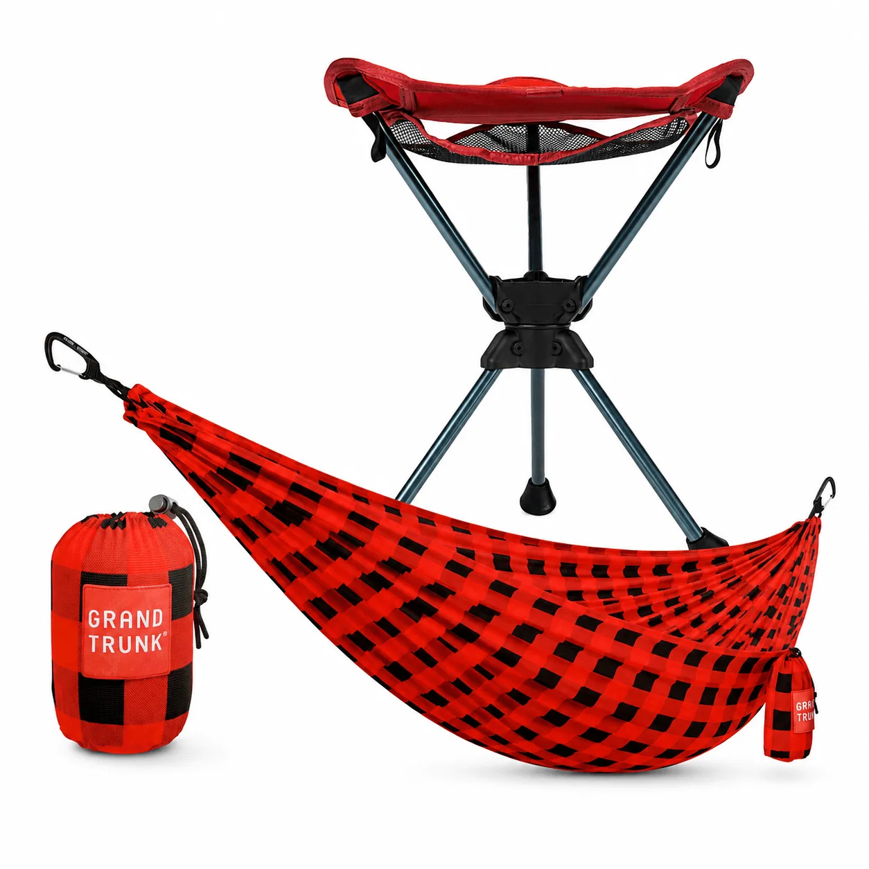 Dad Mode Bundle: Kompass 360° Hocker + TrunkTech Hängematte
