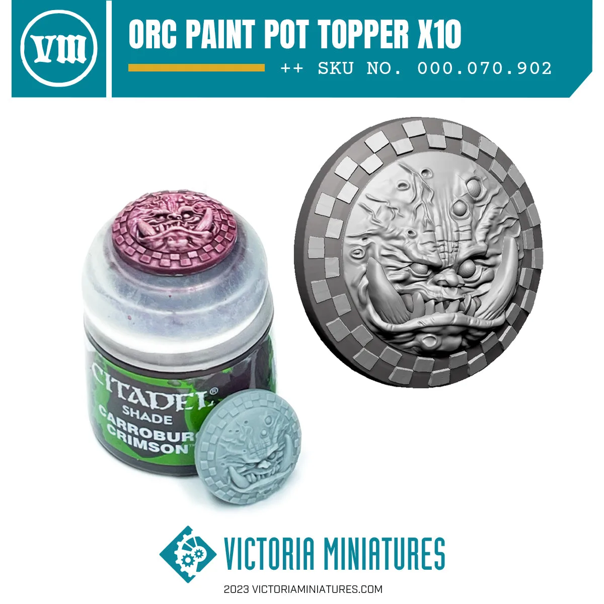 Orc Paint Pot Topper Swatch x10