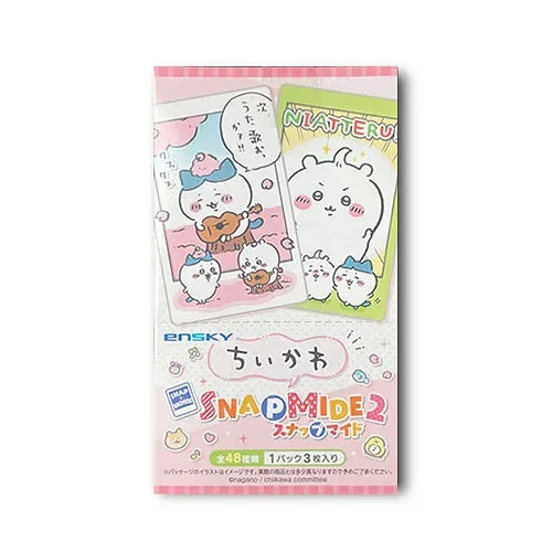 دليل مجموعة ملصقات Ensky Chiikawa Snapmide Series 2