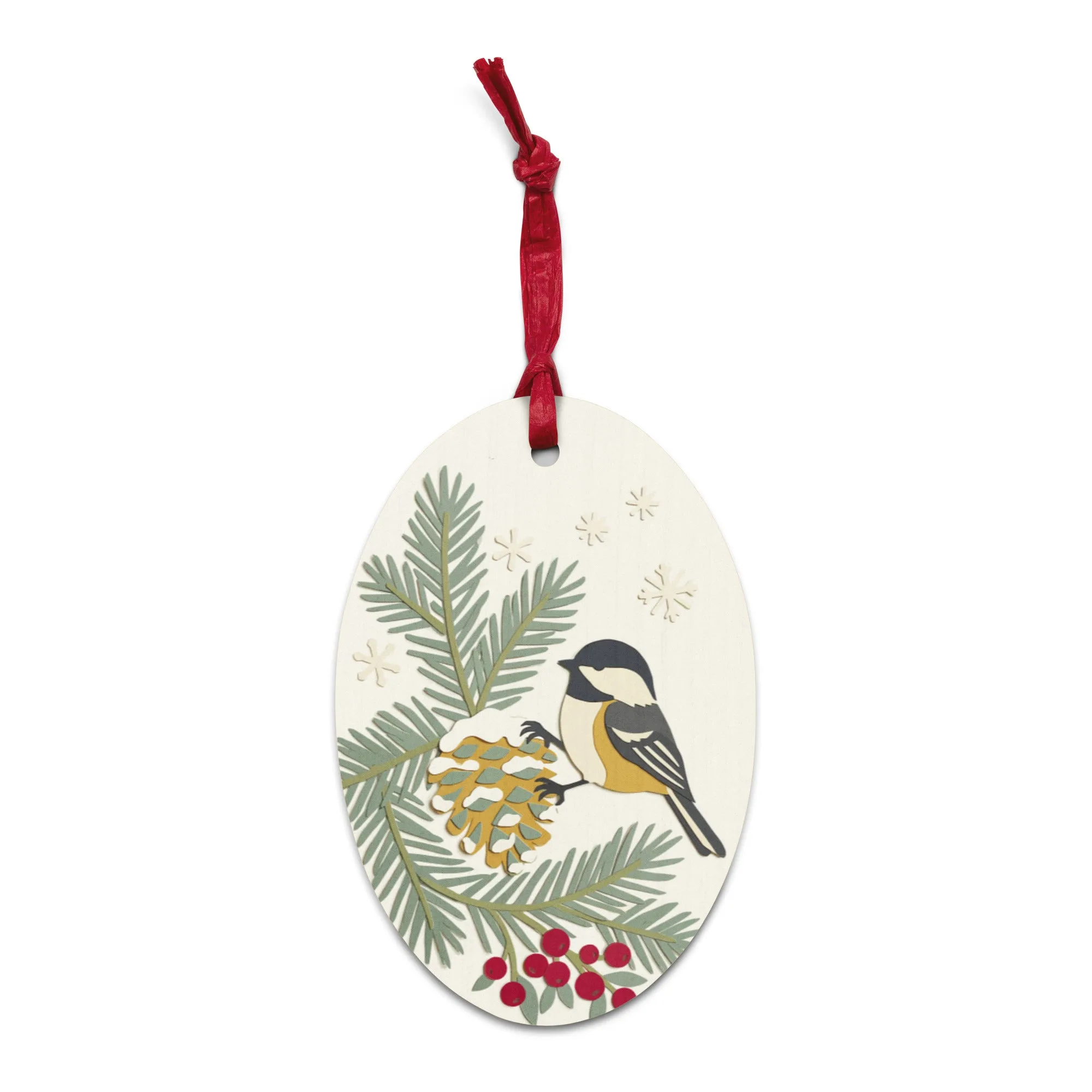 Houten ornament Mees