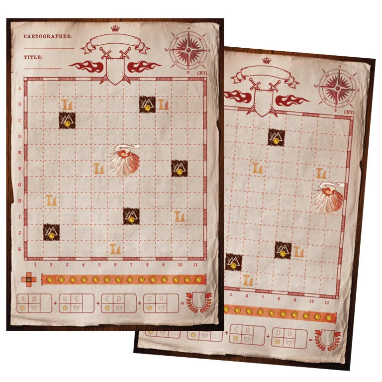 Cartographers: Extra Map Sheets N1/N1 (Nebblis)