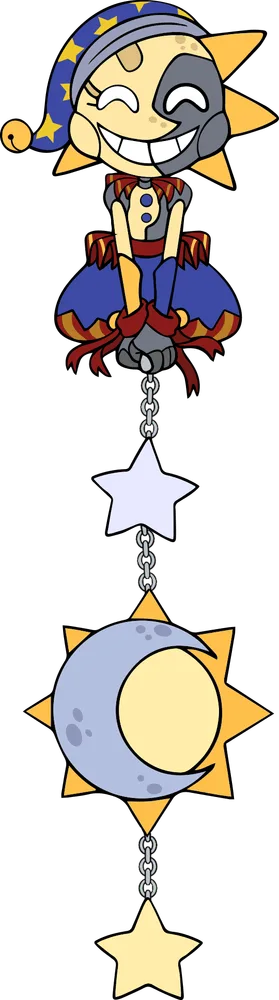 Sonne und Mond Hänge-Pin
