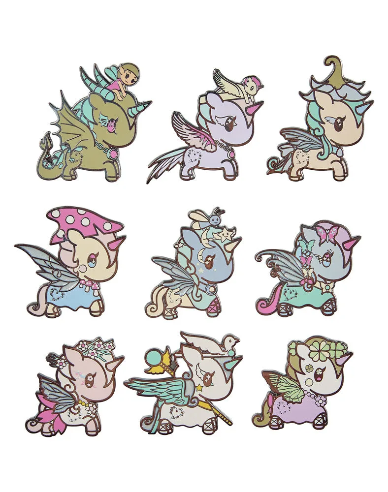 Pixie Dust Fairy Unicorno Emaille Pin Blind Box