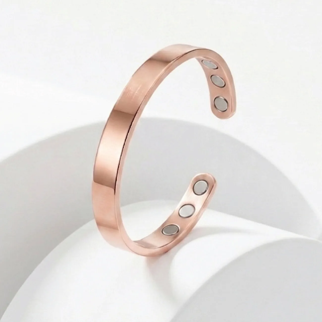 Copper Bangle with Magnets: Magnetic Therapy Benefits