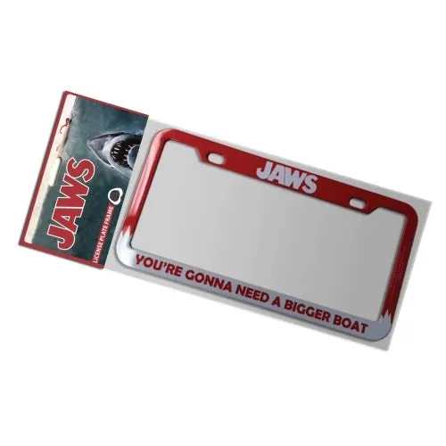Cadre de plaque d'immatriculation Jaws Bigger Boat