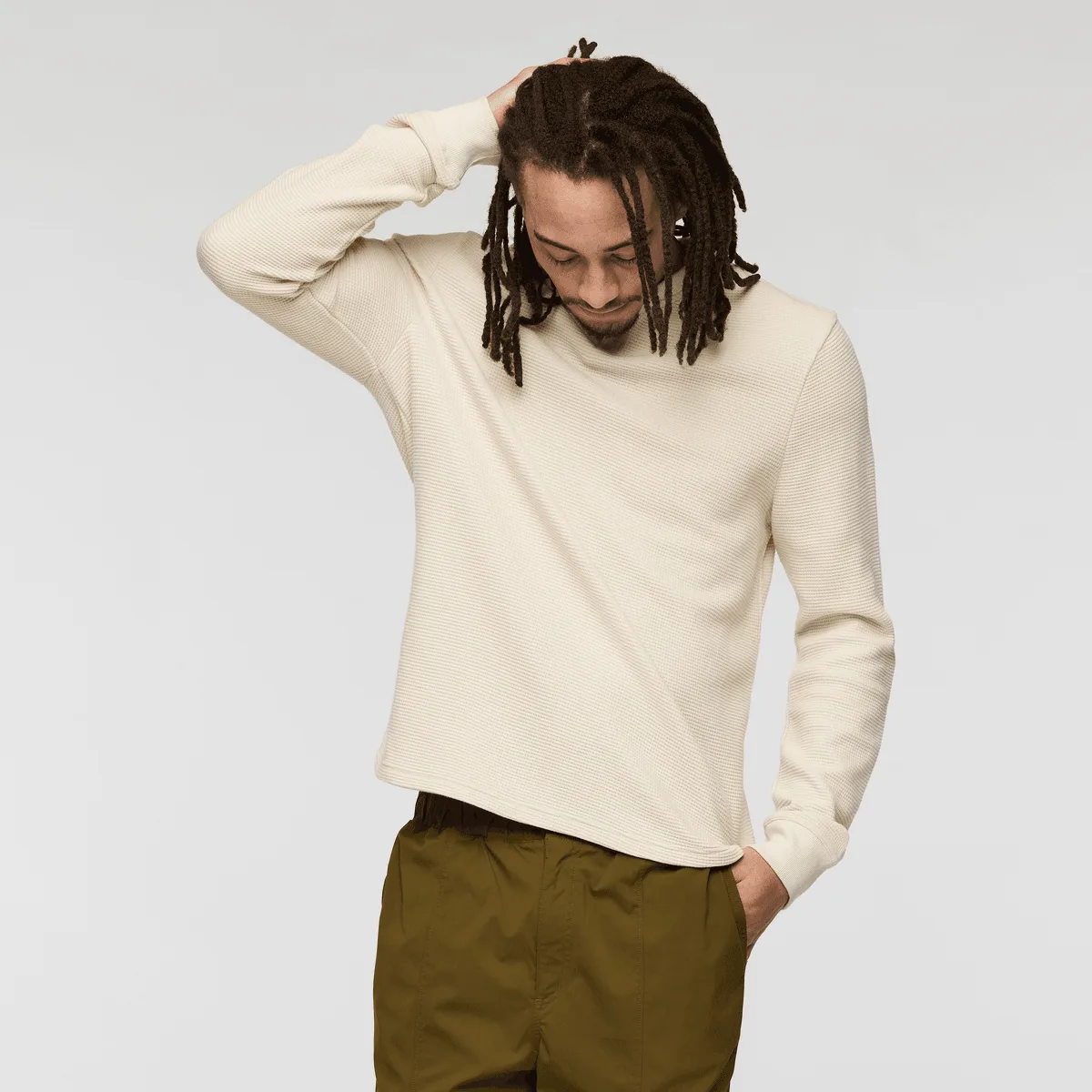 Zo verzorg je je waffle knit henley shirt