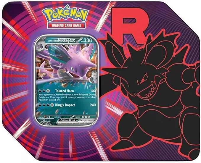 Team Rocket Tin: Nidoking ex vs Mewtwo ex