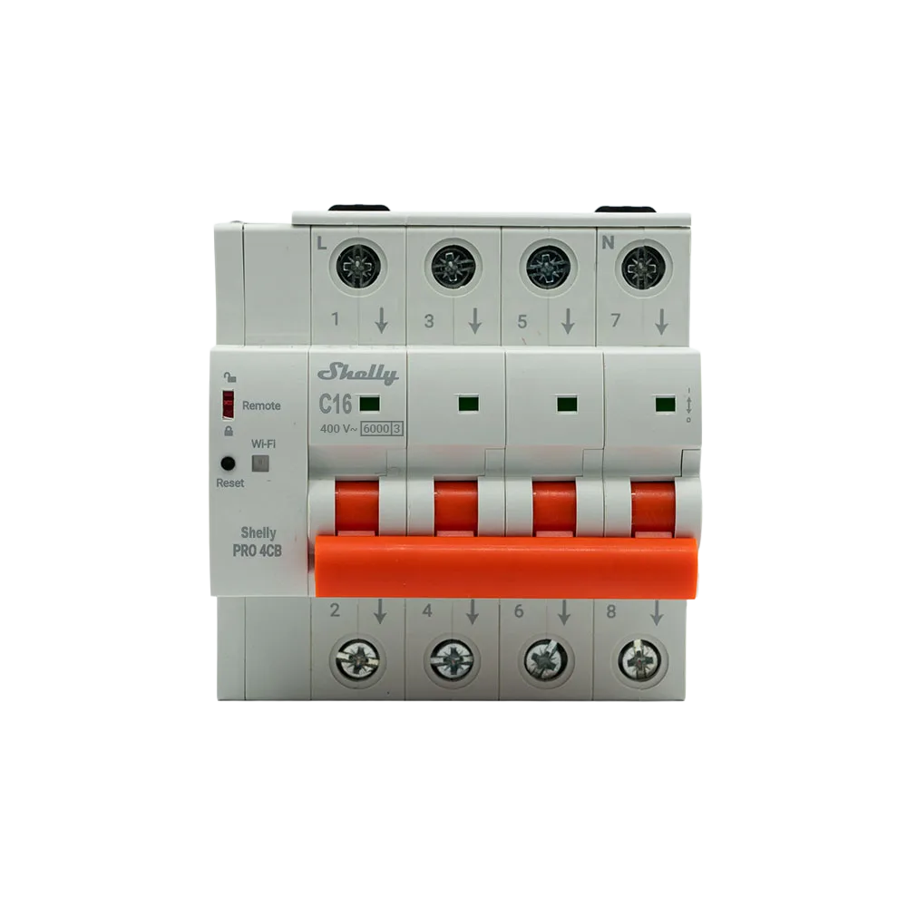 Shelly Pro 4CB C16A Review: The High-Current Industrial Smart Relay