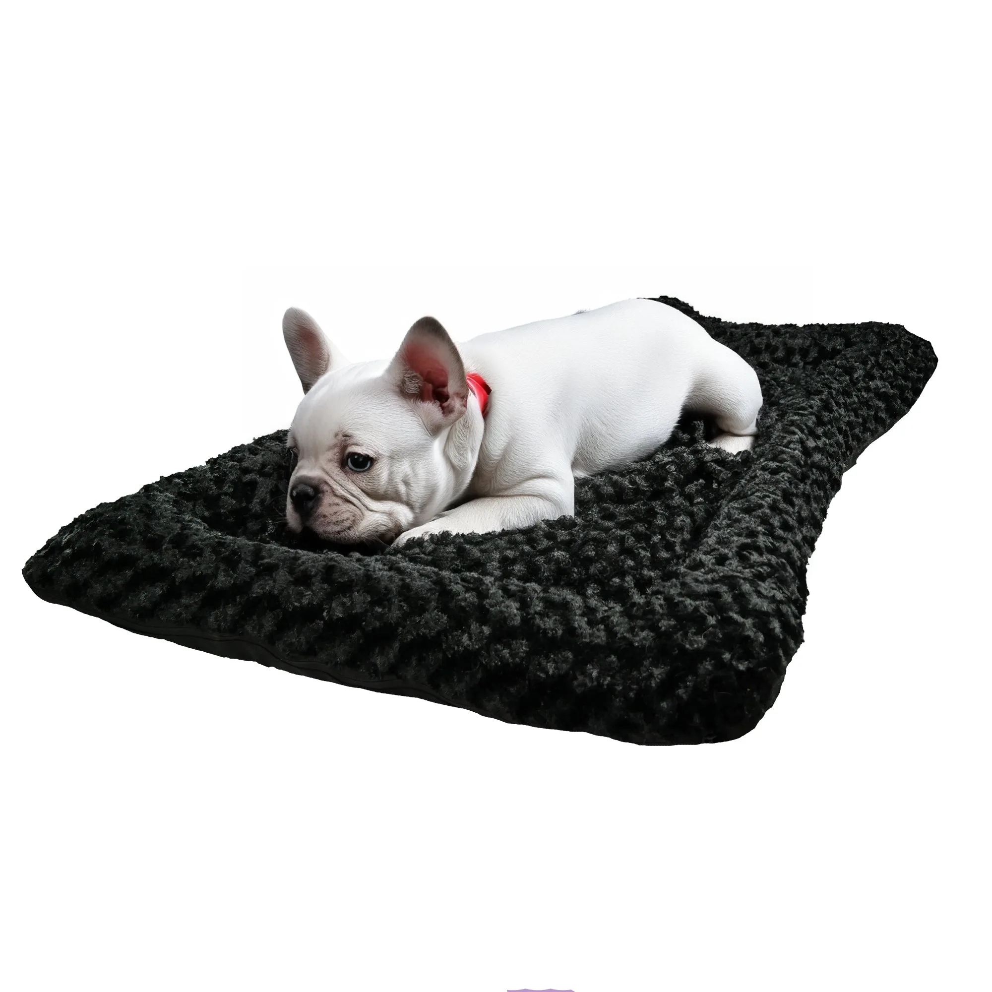 Dog Bed - Rectangle Bolstered Furvana™ 'Cloud'
