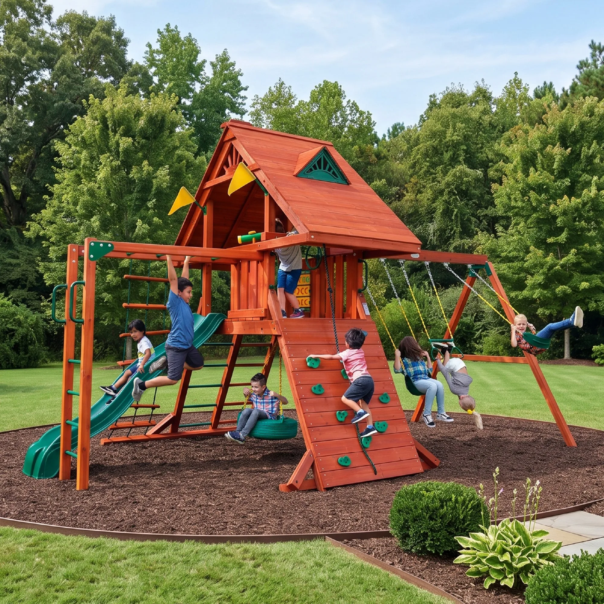 Sun Palace Swing Set