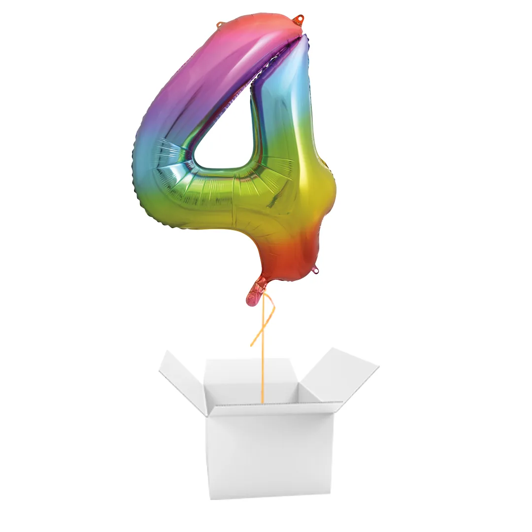 Como montar um balão de 40.º aniversário numa caixa