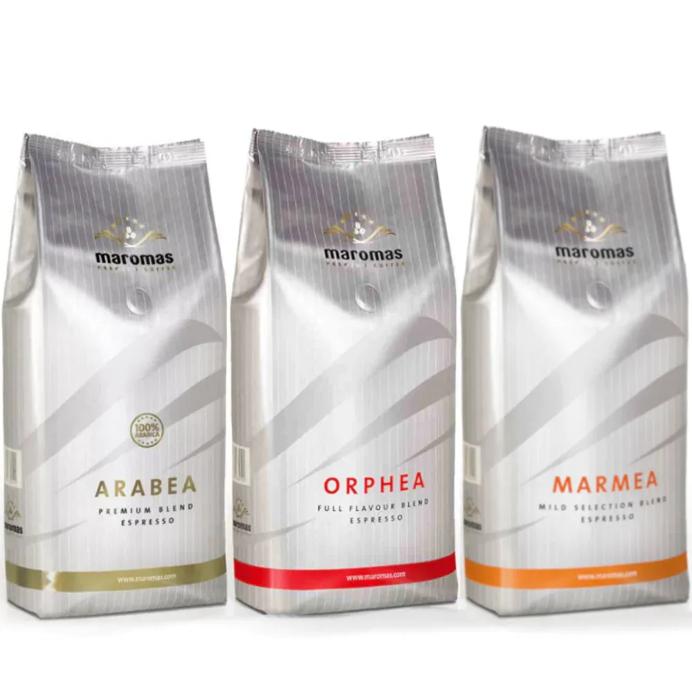 What's in the Maromas Whole Bean Espresso Sampler?