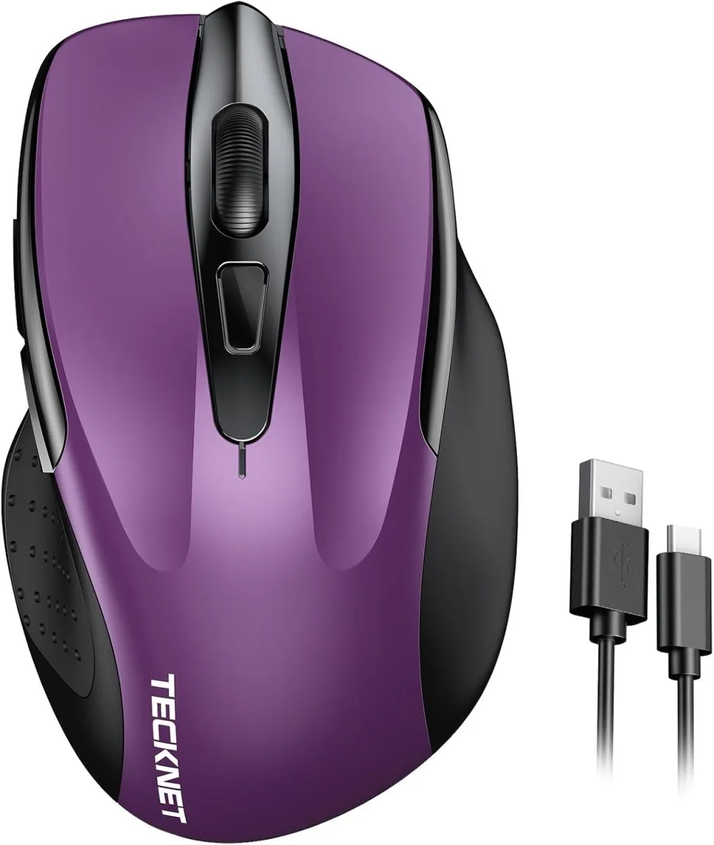 Ratón vertical vs estándar: ¿Qué ratón TECKNET se adapta a tu agarre?