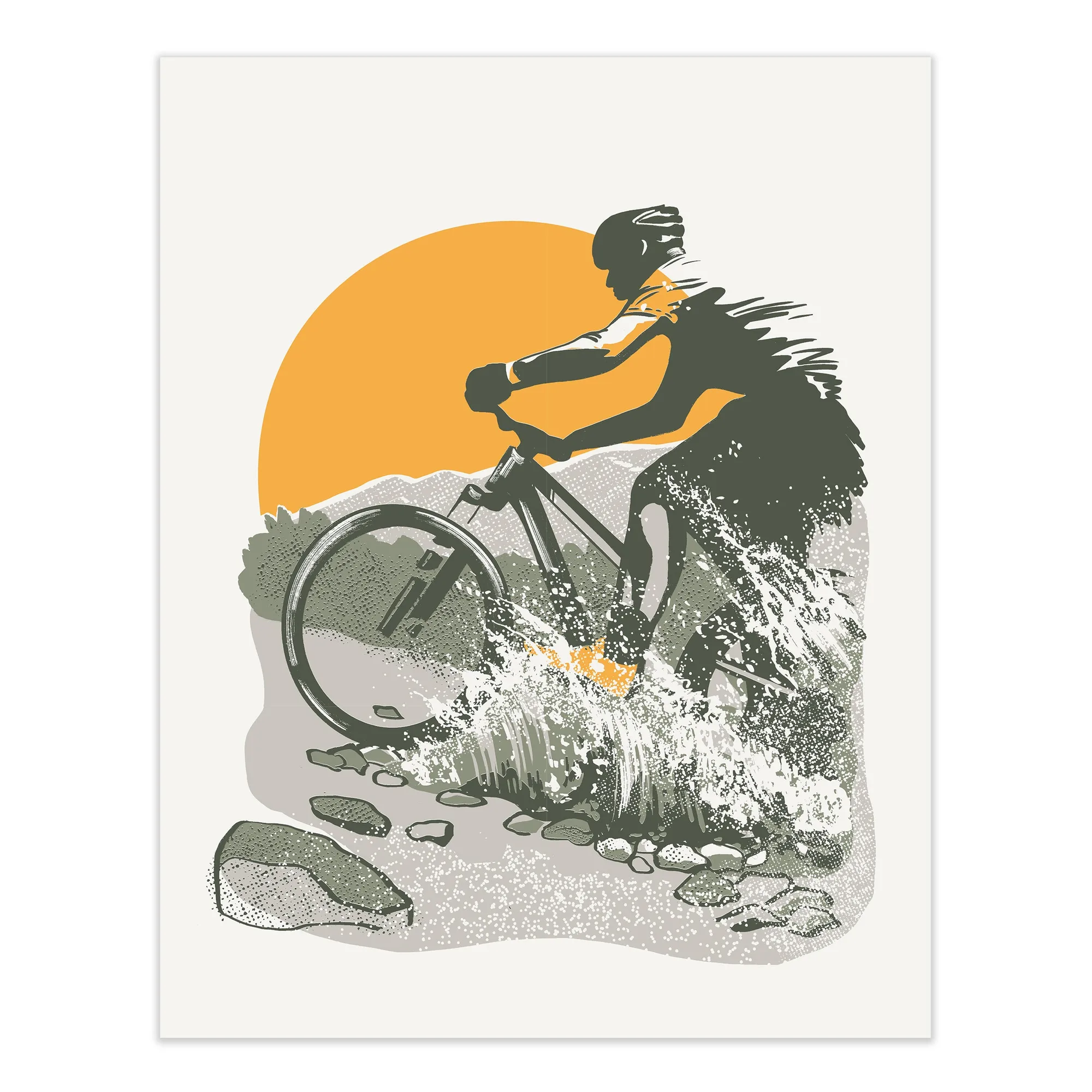 Water Crossing Screenprint