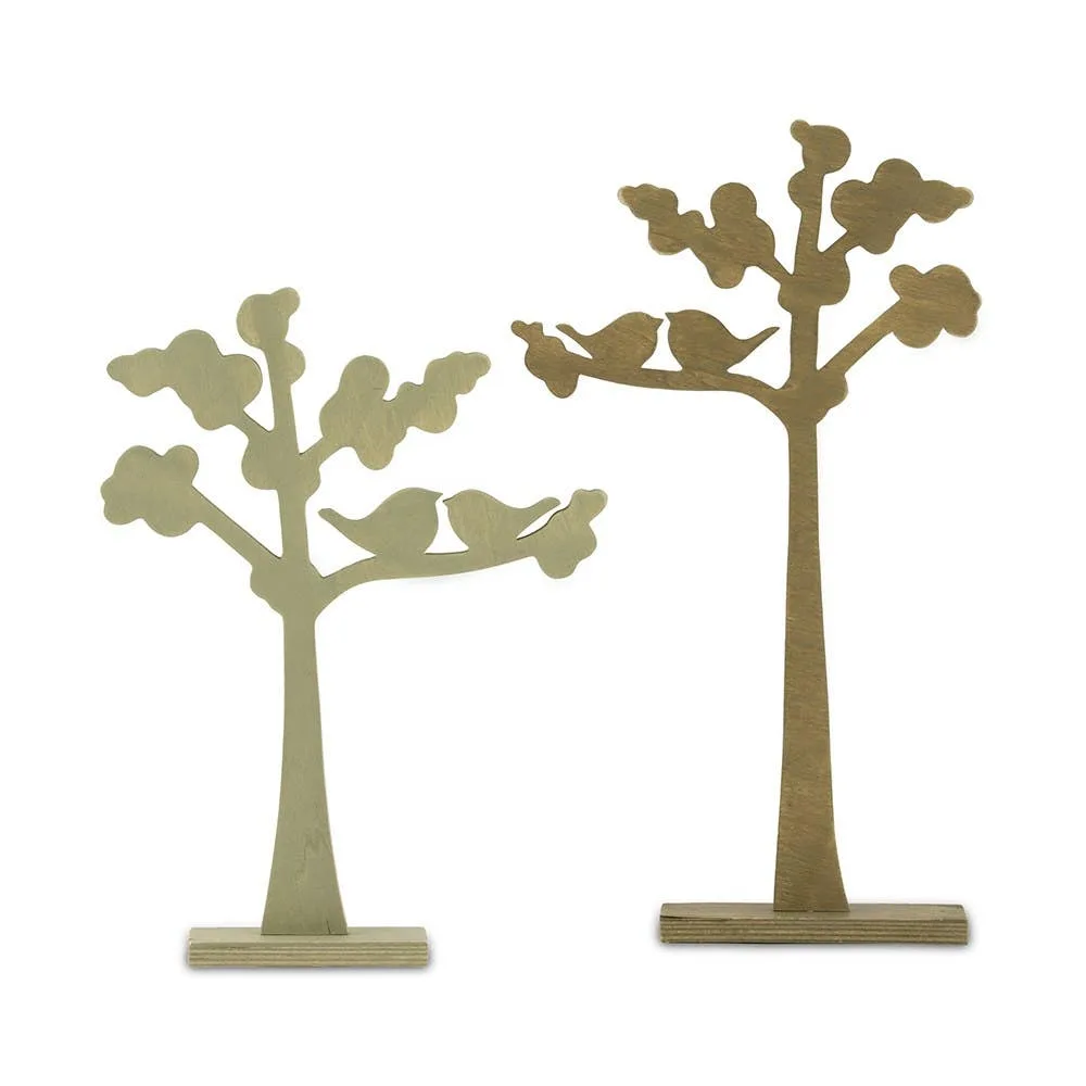 Decoratieve liefdesvogel houten bomen kiezen voor huisdecoratie