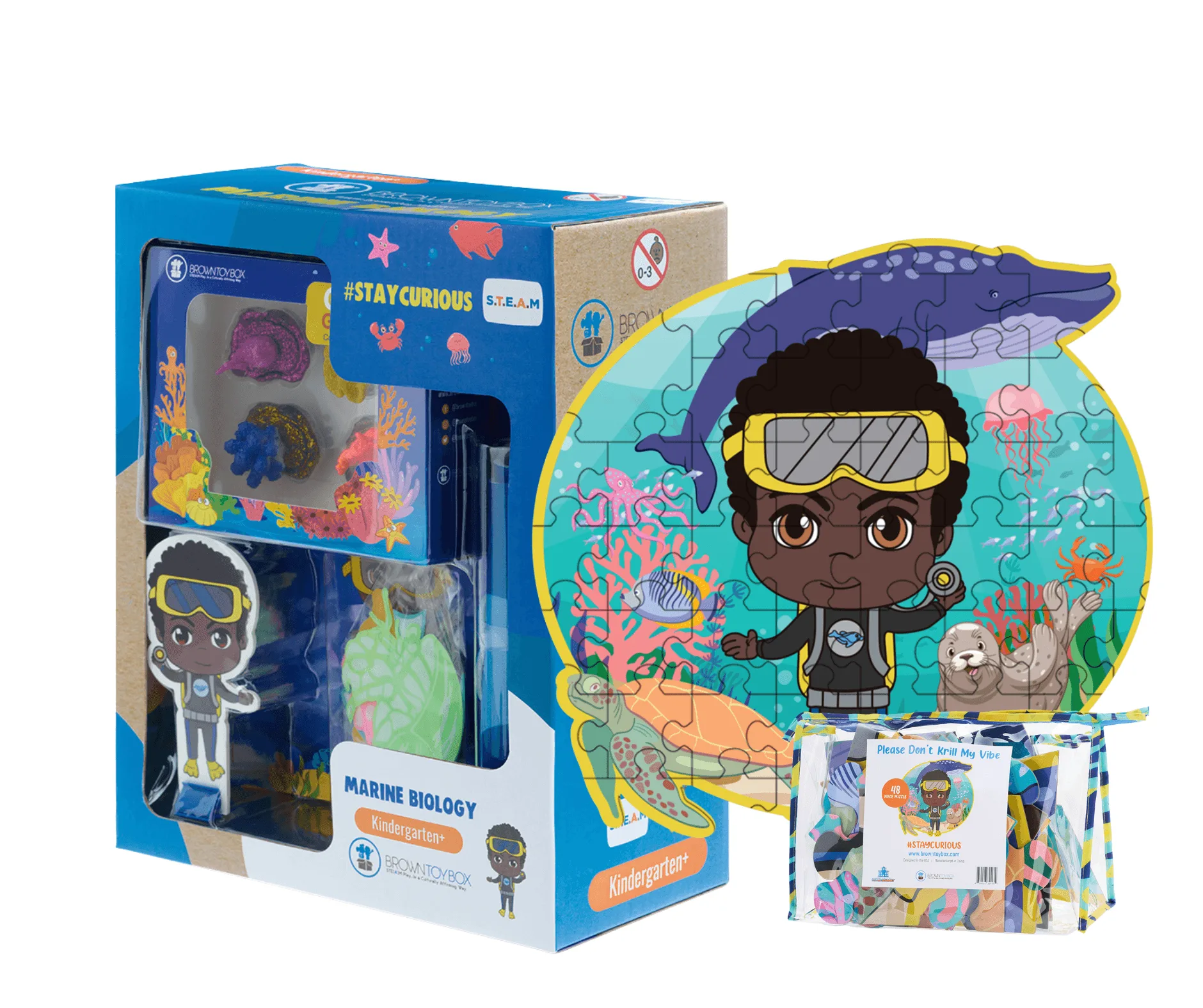 Oscar mariene biologiebundel | STEM | STEM-leerset | Brown Toy Box