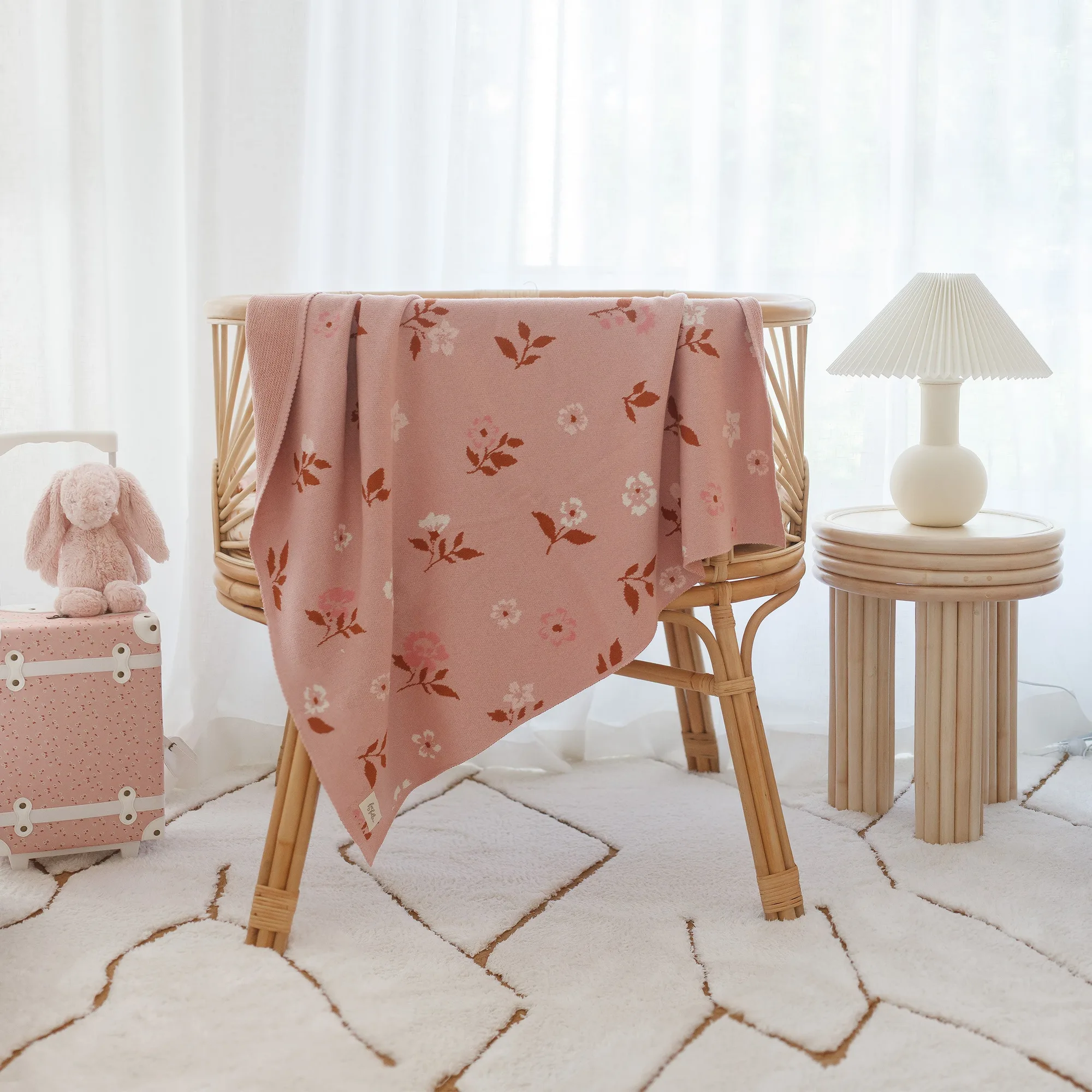 How to Style a Blanket for Baby Nursery Décor
