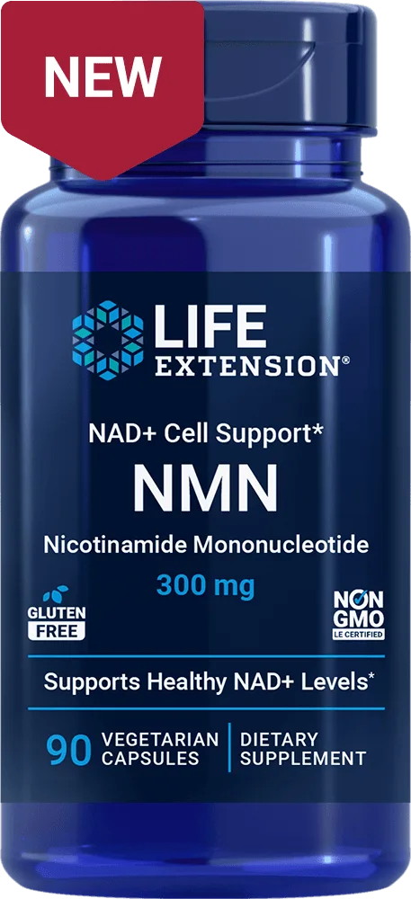 NMN Nicotinamide Mononucleotide, 300 mg, 90 vegetarian capsules