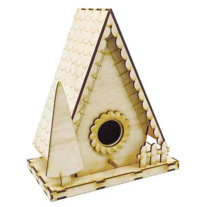 How to Assemble a Chalet Birdhouse Building Kit