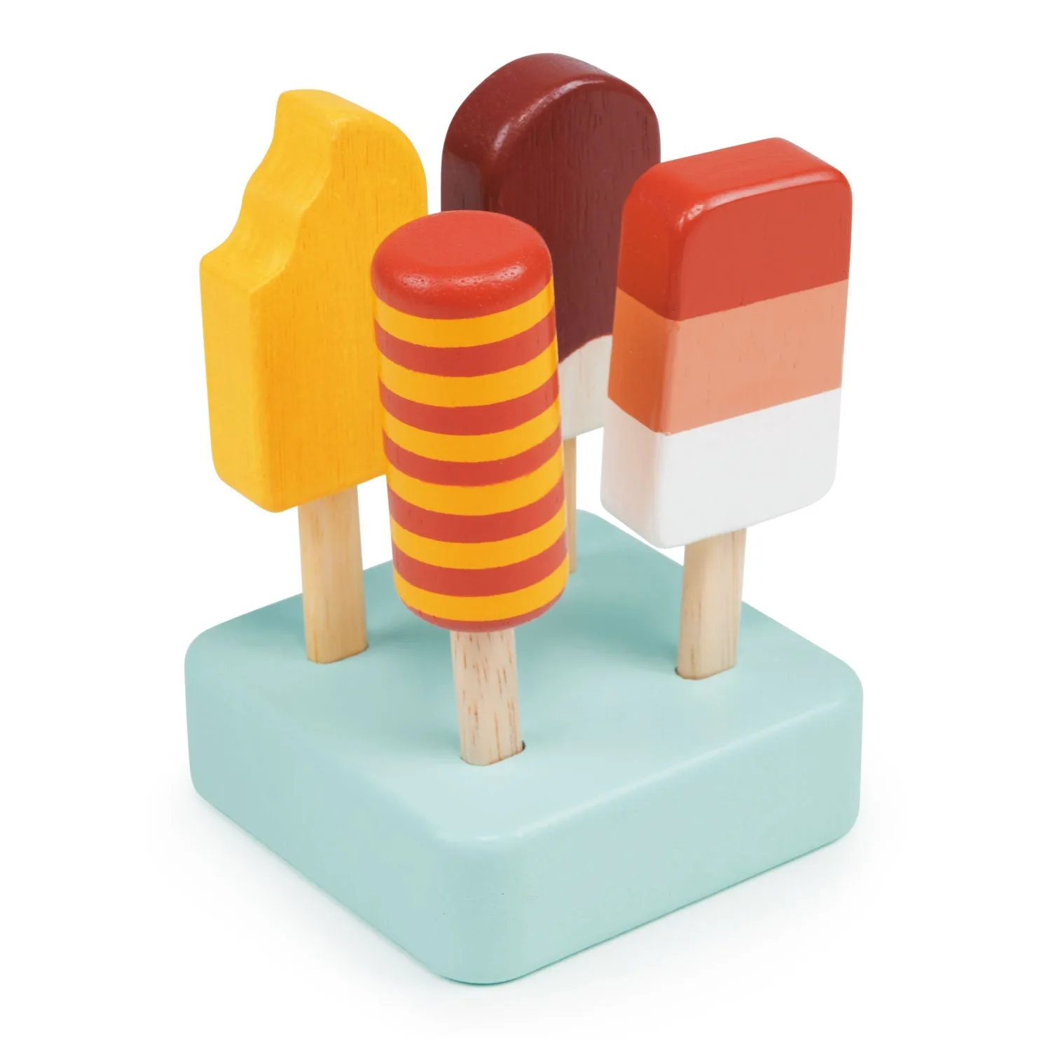 Support de glaces en bois avec soleil