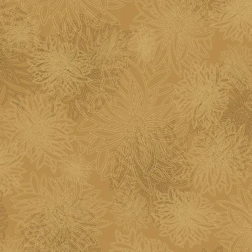 Floral Elements Honey Mustard: Quilt Project Ideas