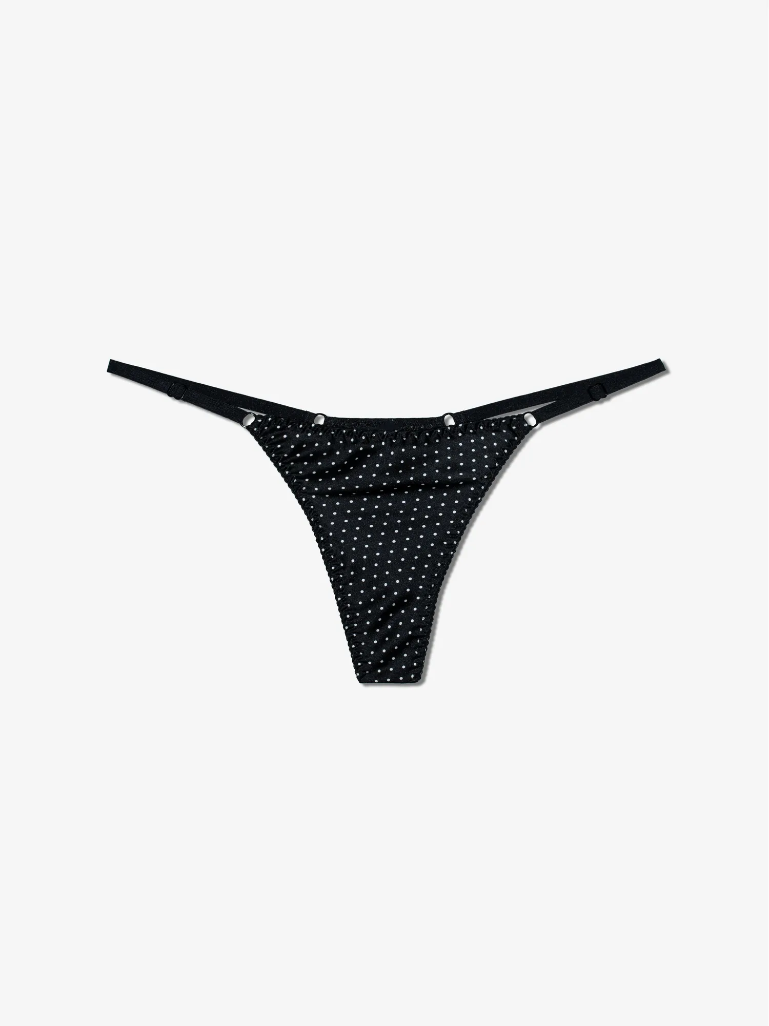 Silk G String - Polka