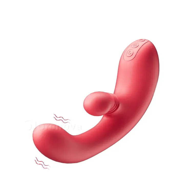 Ultimative Dual-Stimulation: Rotierender Klitoris-Teaser & Stoß-G-Punkt-Vibrator