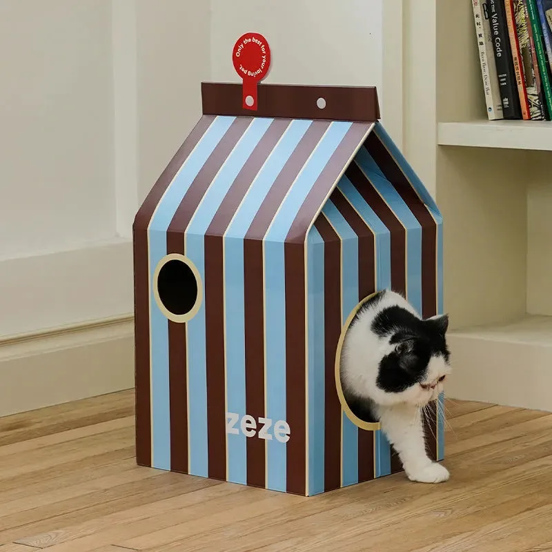 Karton-Katzenhaus vs. Kratzbaum: Was wählen?
