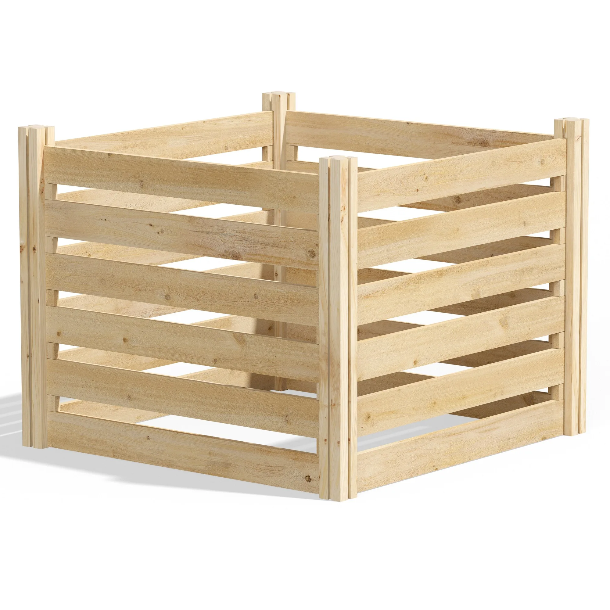 Premium Cedar Wood Composter (3/4 In Thick) / Second Life Wood Composter RCCOMP