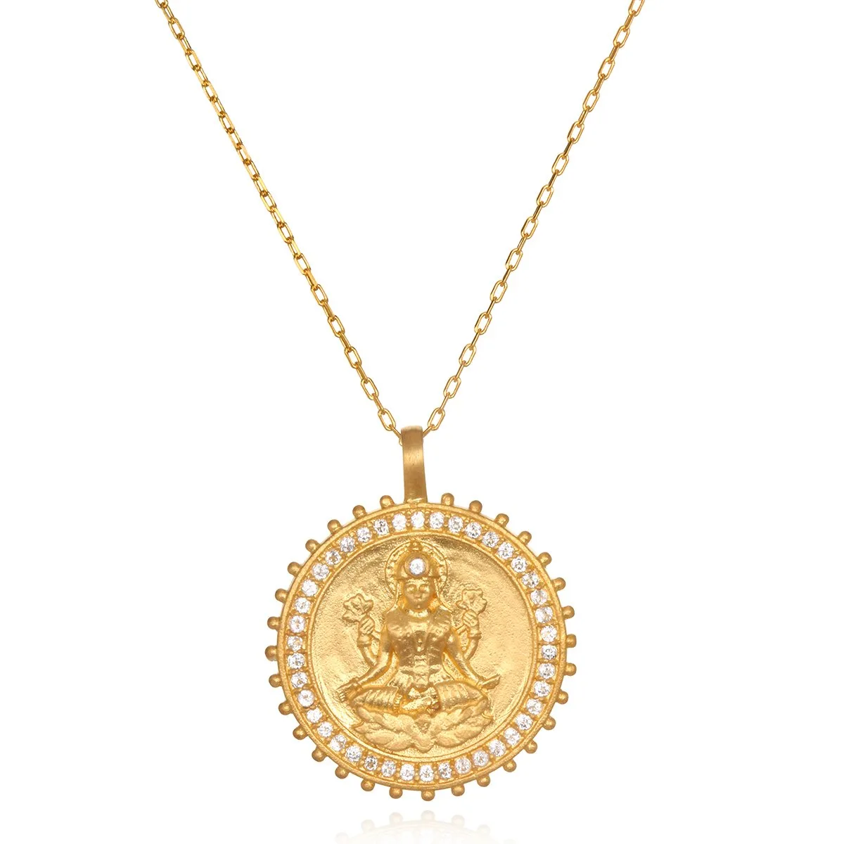 Lakshmi Hindu-Göttin, Überfluss Halskette