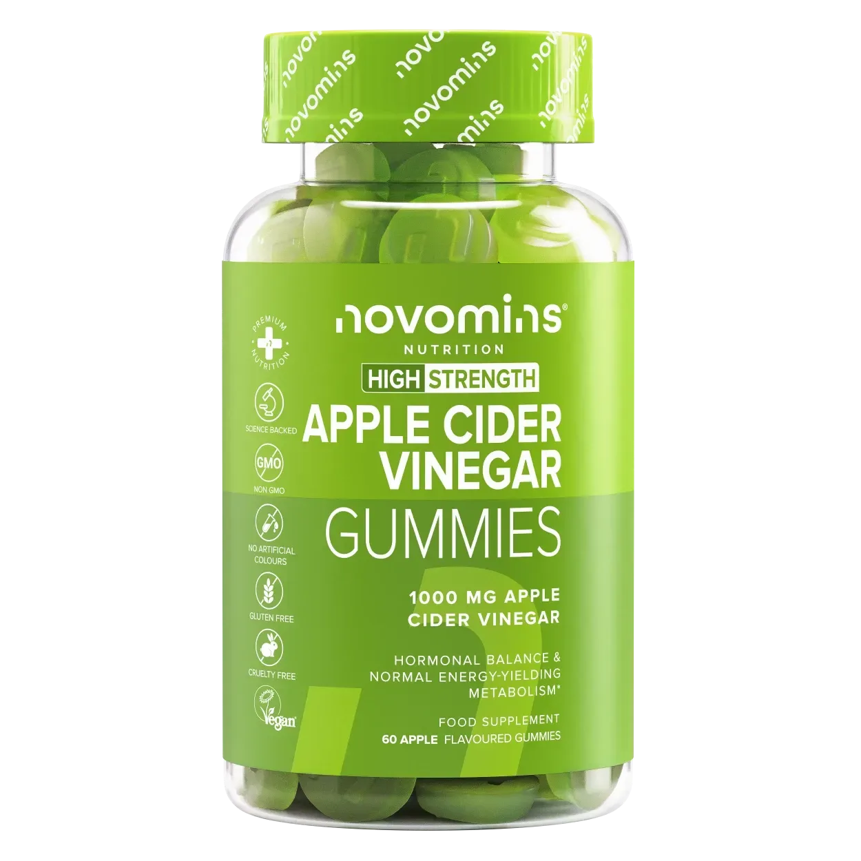 Gomitas de vinagre de manzana