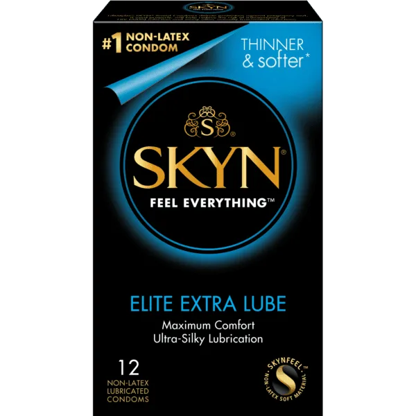 SKYN Elite Extra Lube 12 Count Condoms