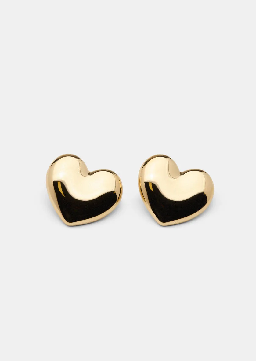 How to Style Large Heart Earrings with a Chain Necklace
