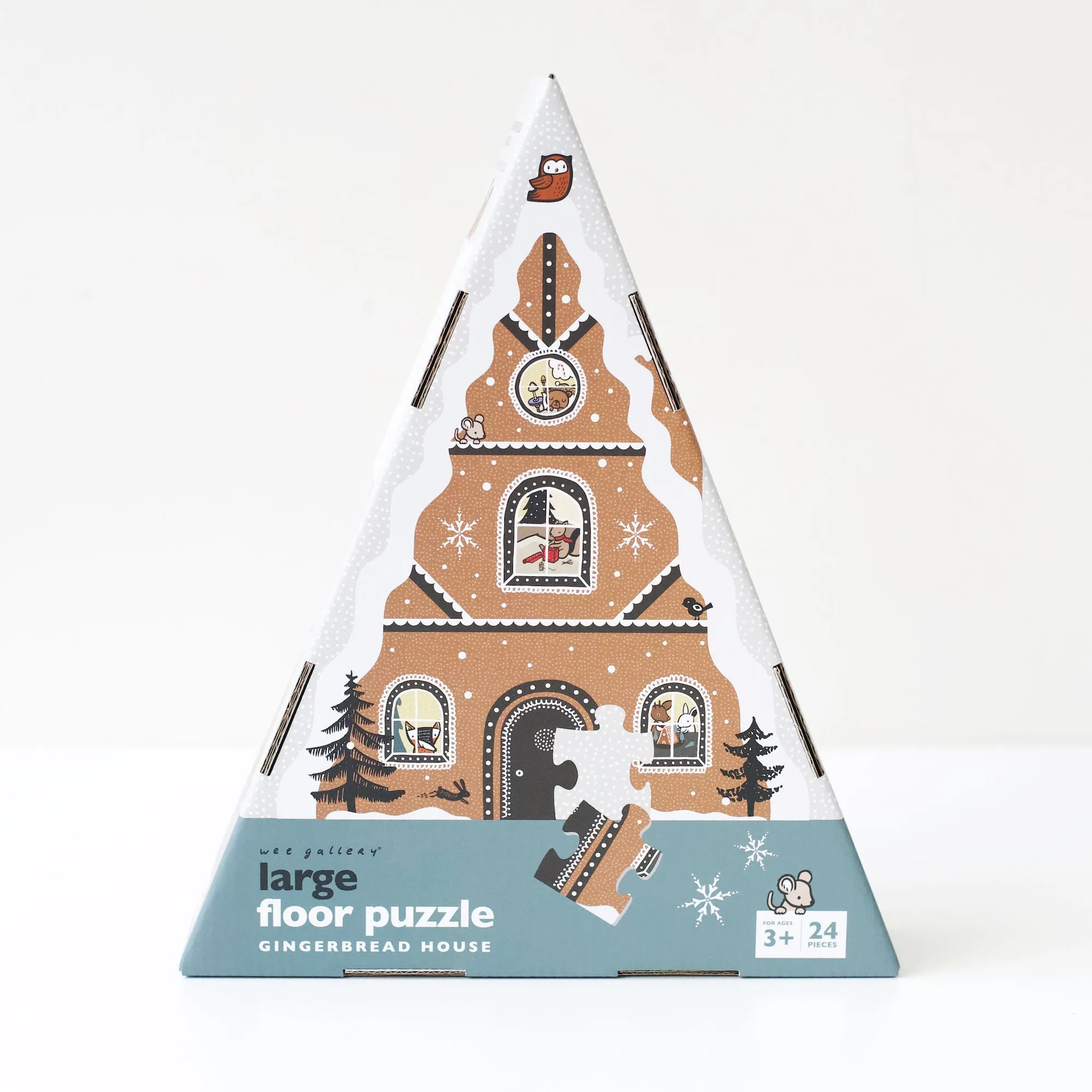How to Decorate a Gingerbread House Floor Puzzle