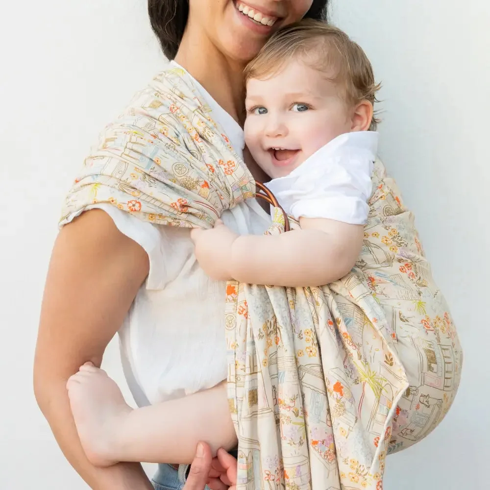 Cómo llevar a tu bebé delante con el Ville Ring Sling
