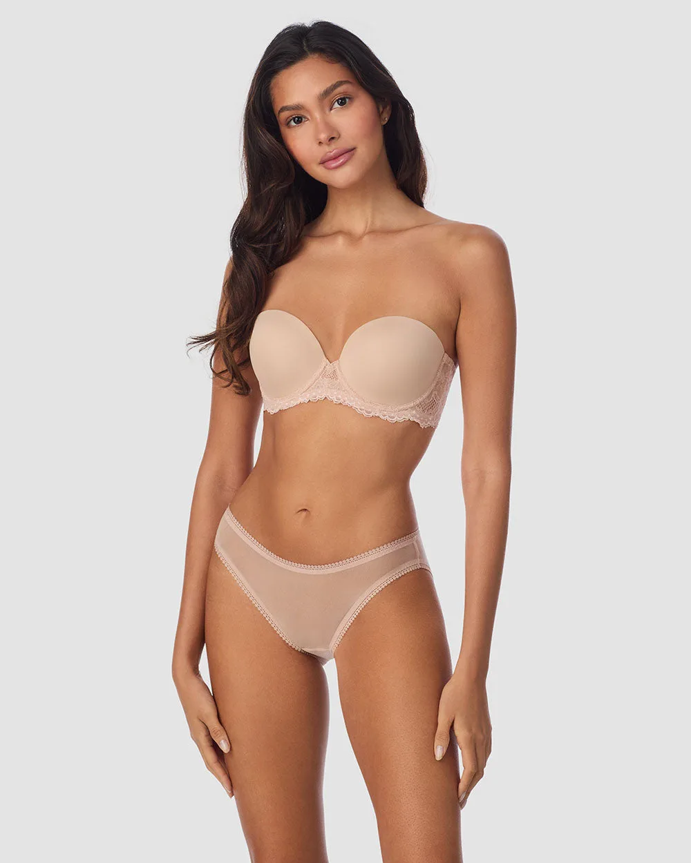 Beautifully Basic Strapless - Champagne