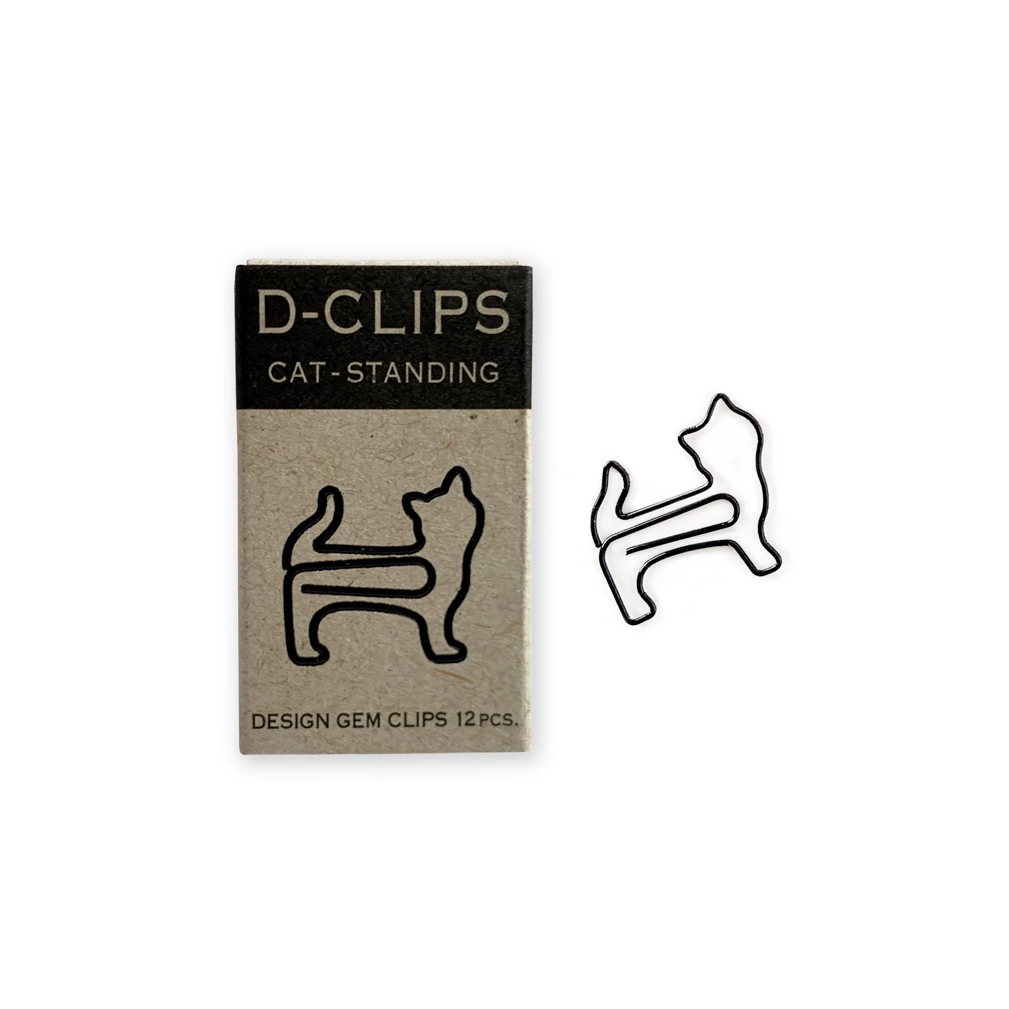 Clips Midori Mini D-Clip Gato vs. Clips Estándar