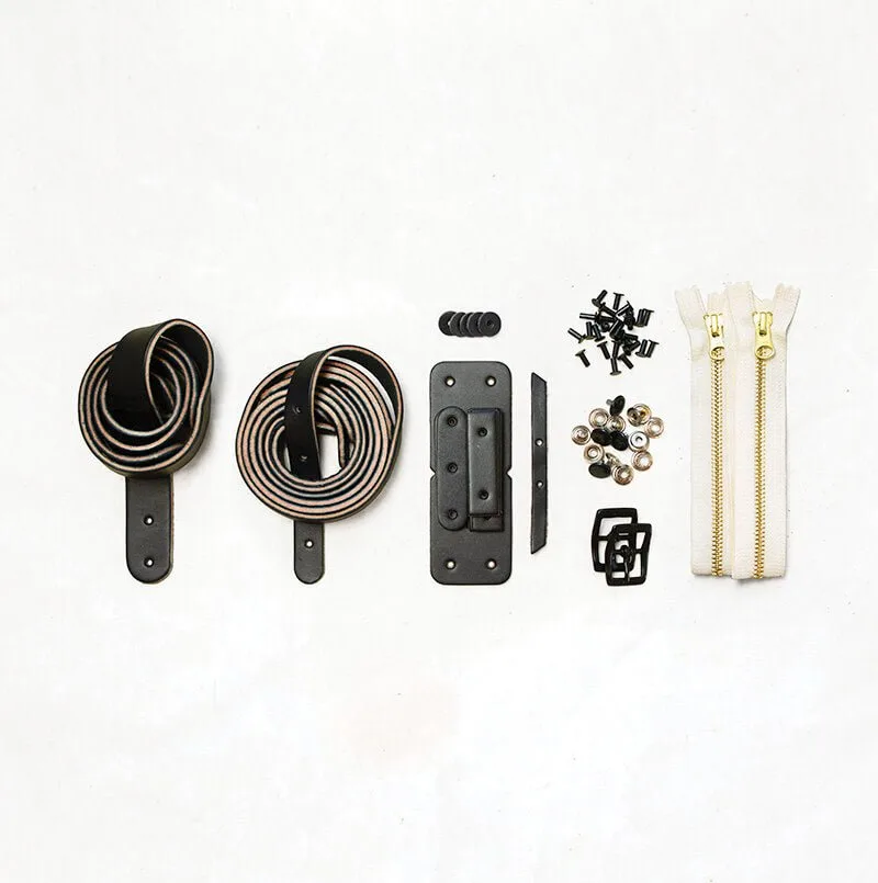 Slabtown - Black Leather + Hardware Kit